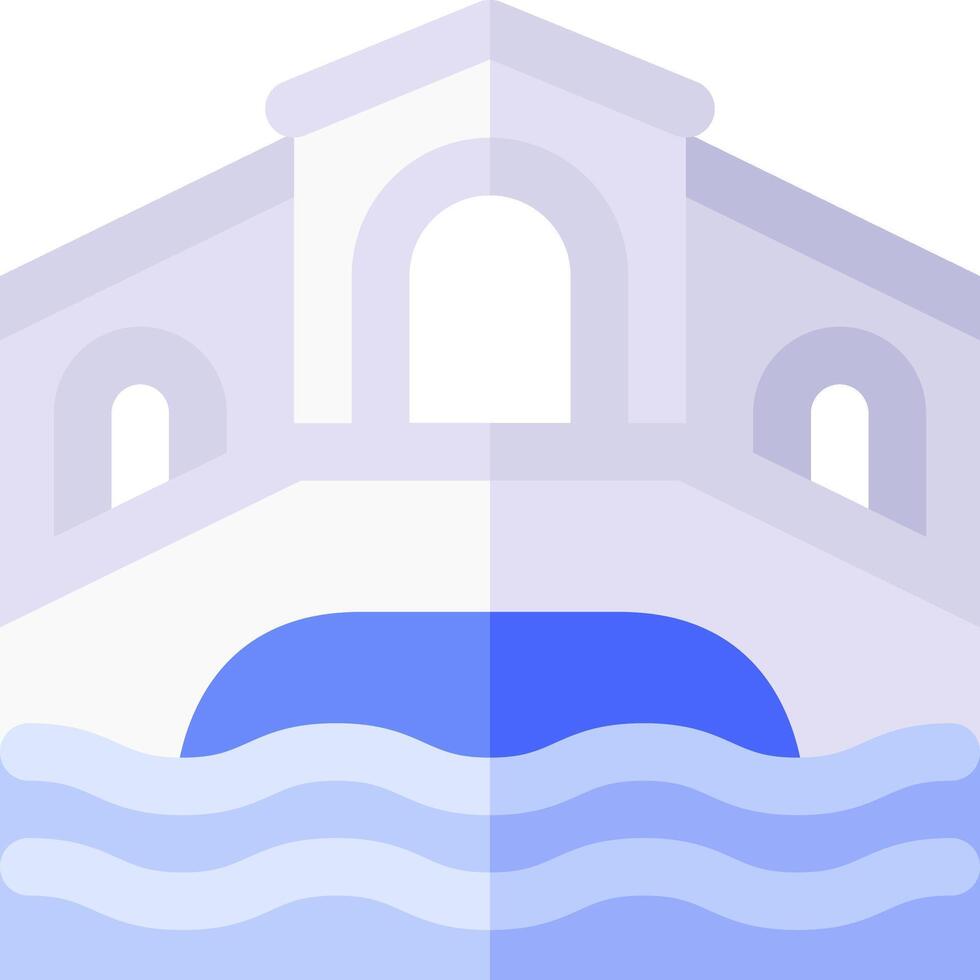 A bridge over water with a building in the background vector