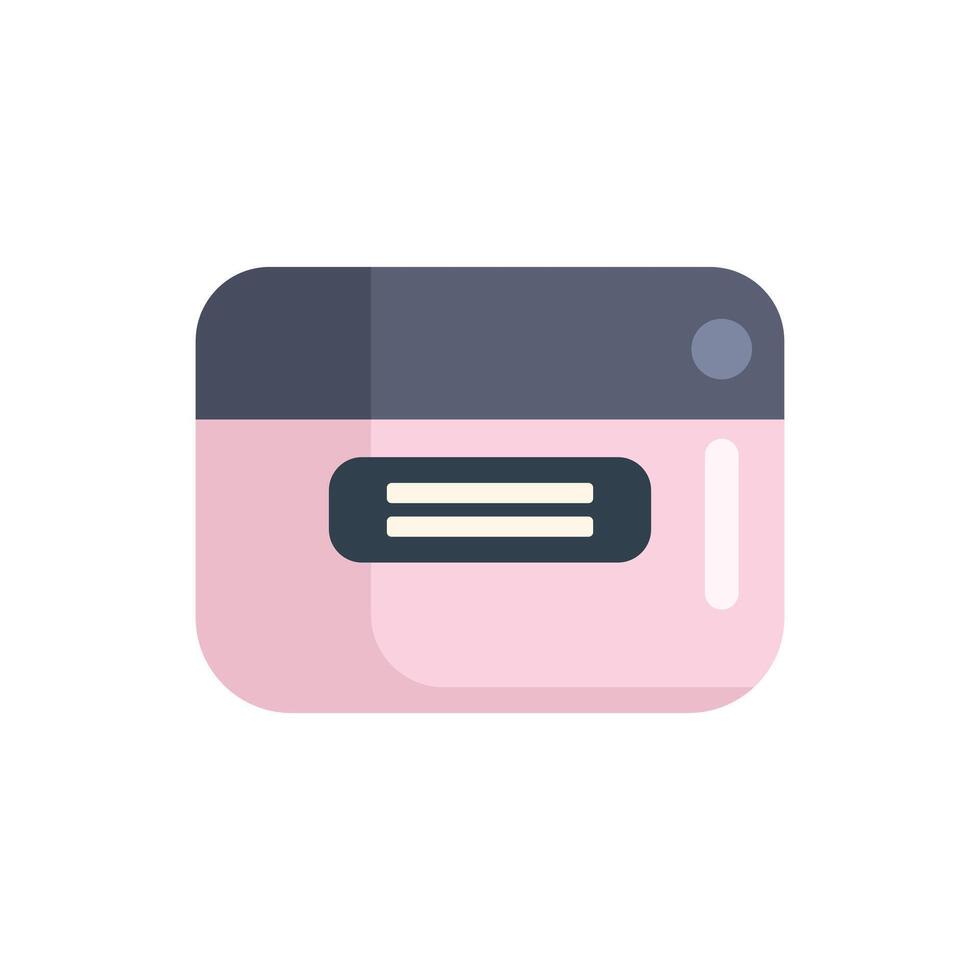 Browser window with a new tab opened, showing a website interface vector