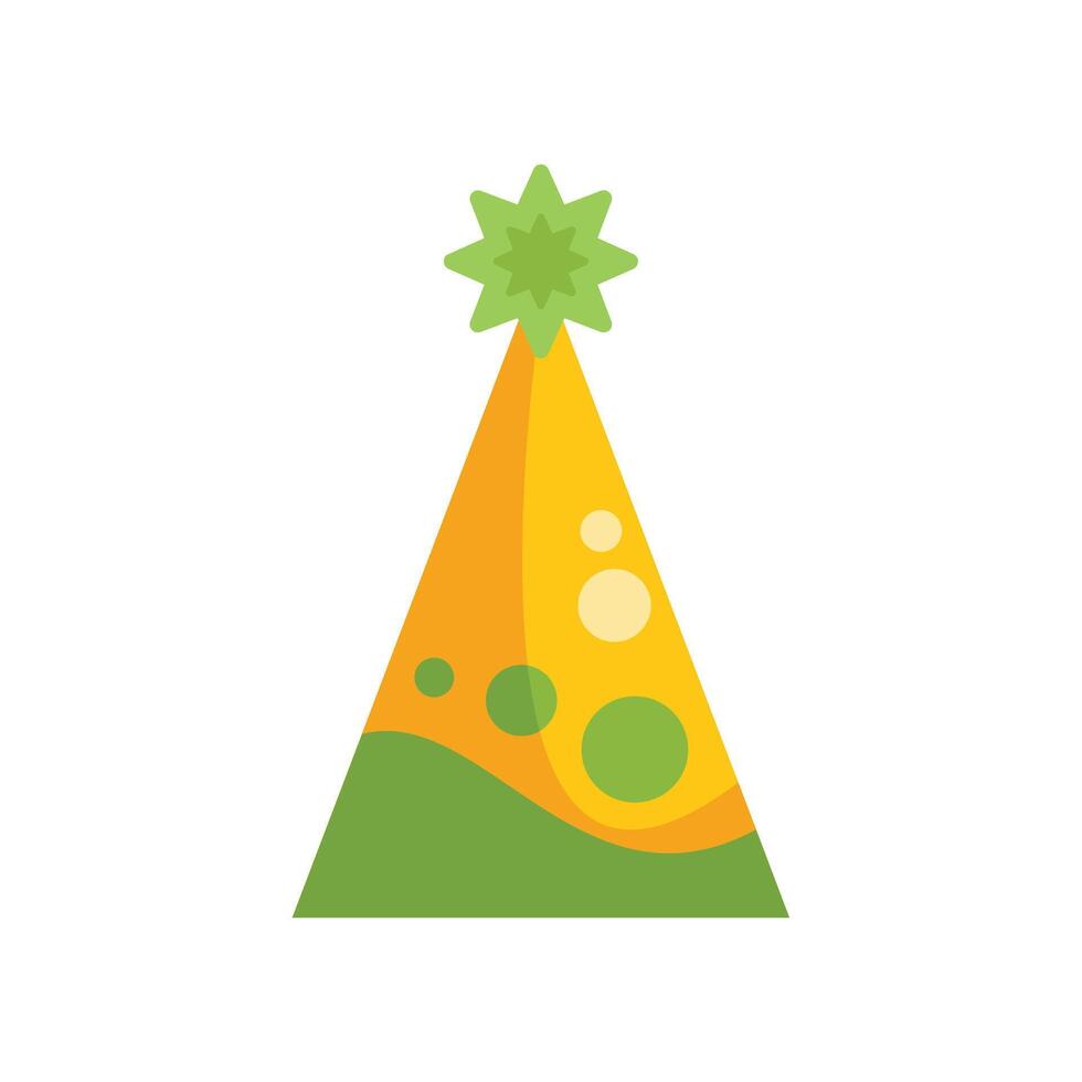 Colorful birthday hat celebrating special occasions with festive cheer vector
