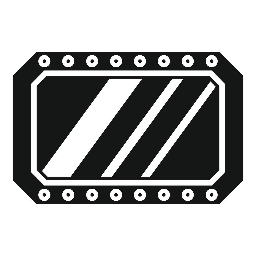 Spaceship porthole window illuminating dark space with three bright stripes vector