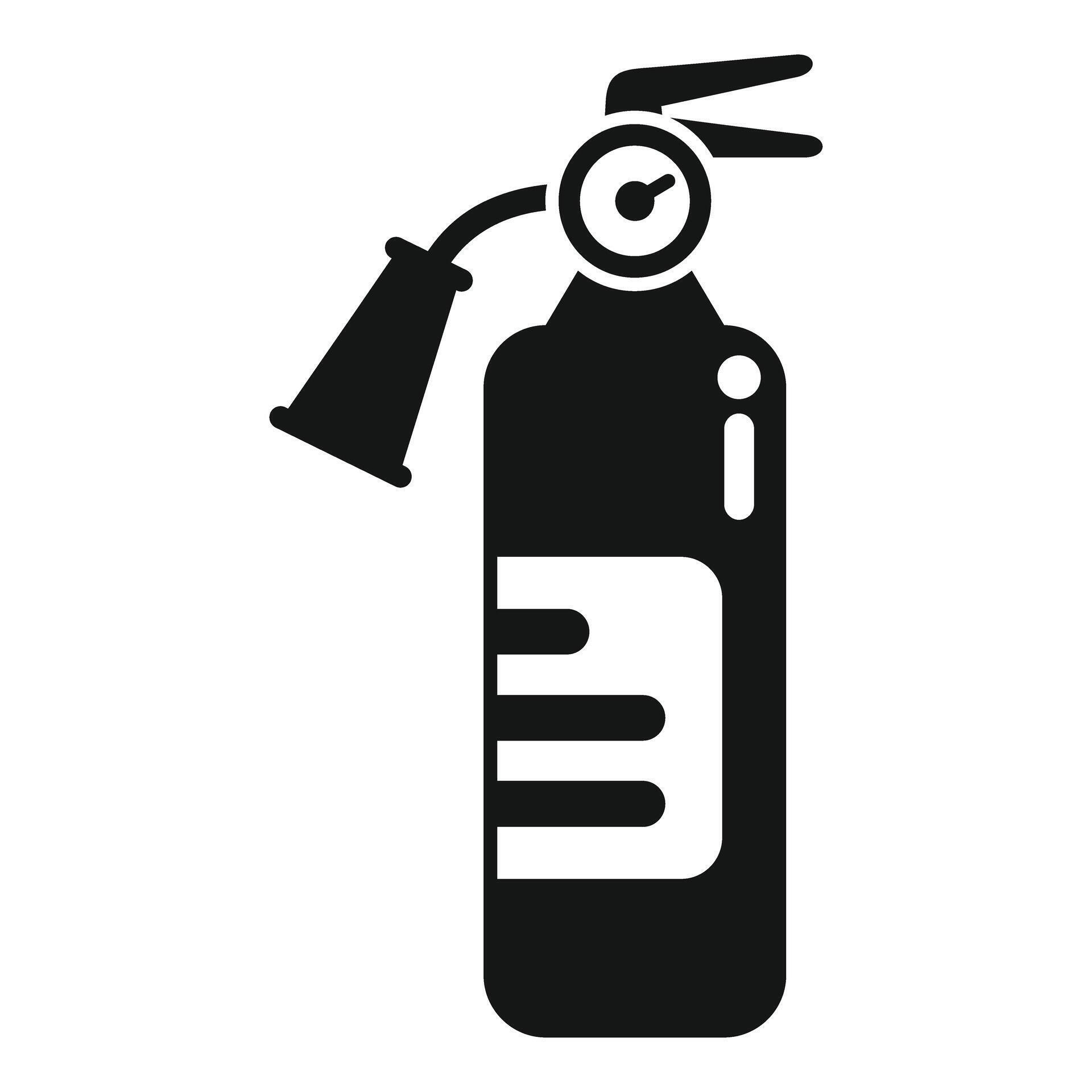 Fire extinguisher icon showing pressure gauge and trigger 50942478 ...