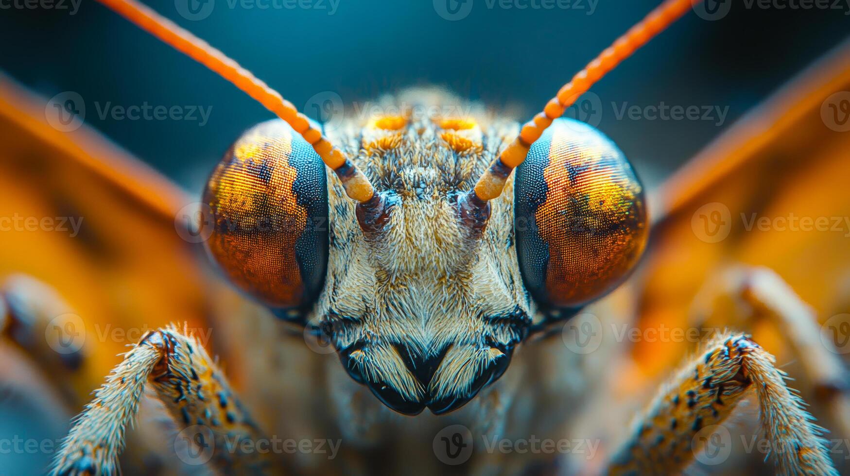 A butterfly displays vibrant colors and intricate details as it rests on a plant, showcasing its beautiful wings in natural light. photo