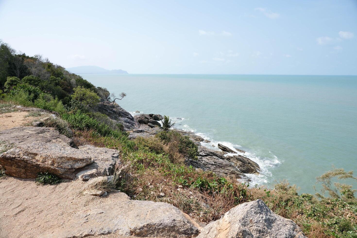 Khanom sea view from the viewpoint, Khanom, Nakhon Si Thammarat, Thailand photo