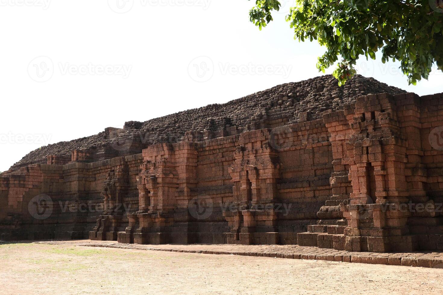 Part of Khao Klang Nok in Si Thep historical park. photo