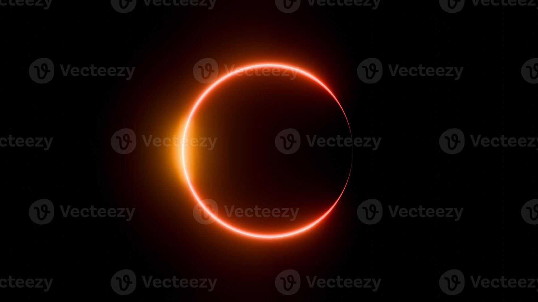 full eclipse ring is shown in the dark photo