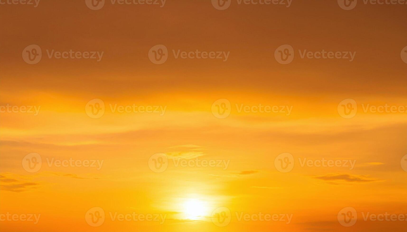 orange sky at sunset photo