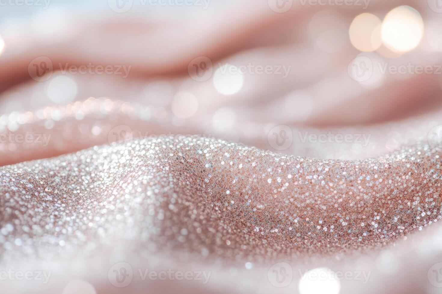 Sparkling glitter fabrics. Shimmering, textured surface photo