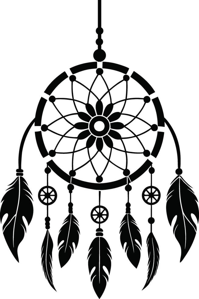 Dream Catcher Coloring Pages vector