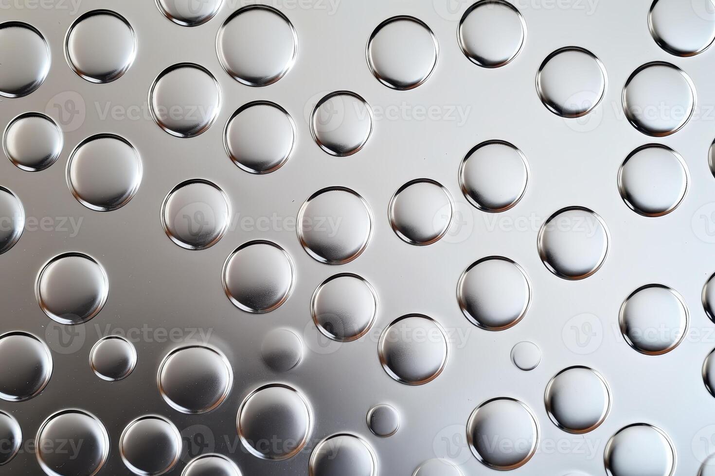 Abstract Silver Circles Pattern Texture Background photo
