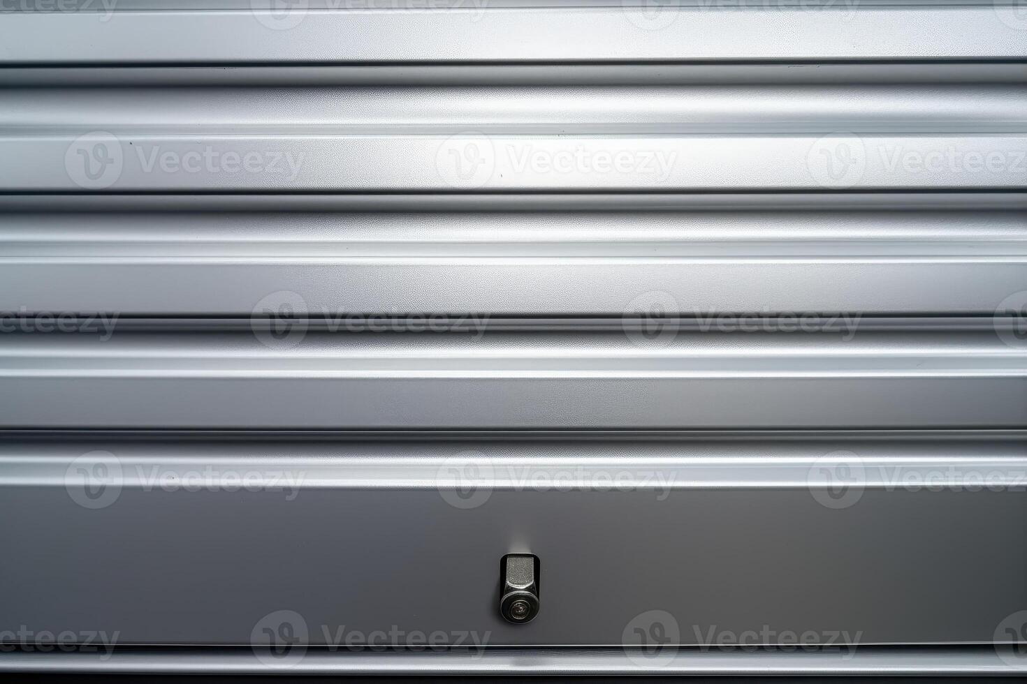 Grey Metal Panel with Keyhole Texture photo