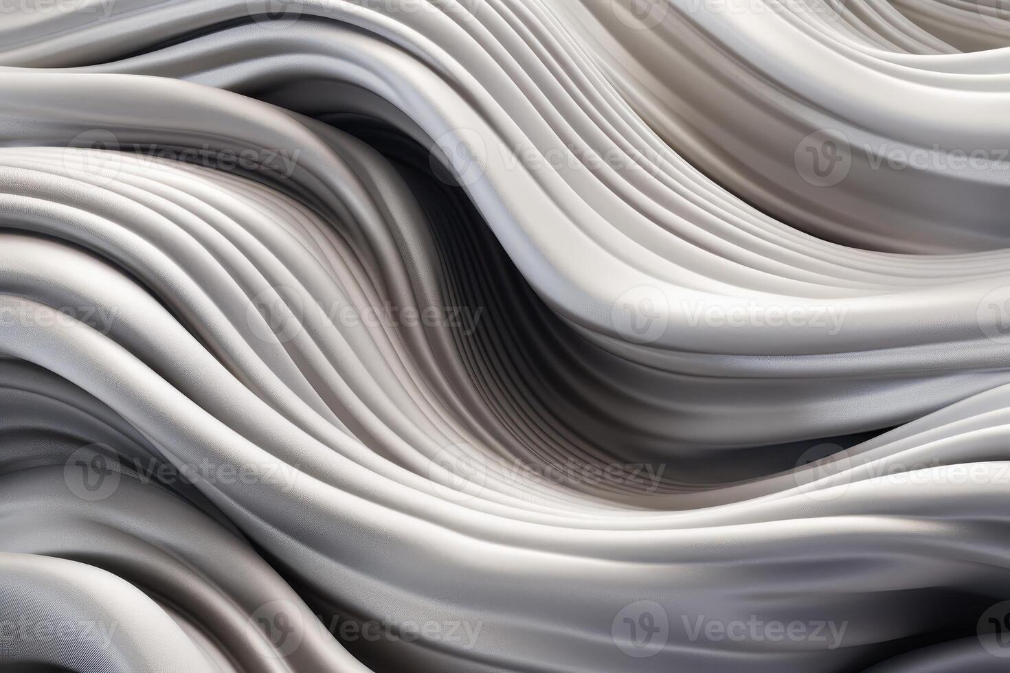 Abstract White Wavy Pattern Texture Background photo
