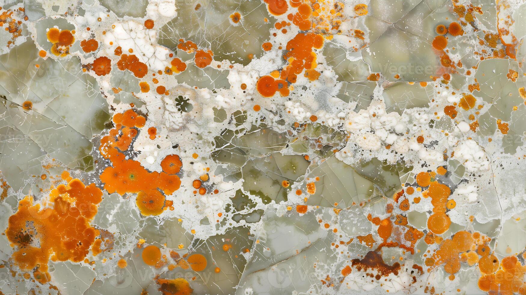 A close-up view of a jasper stone texture showcasing vibrant orange and gray patterns photo