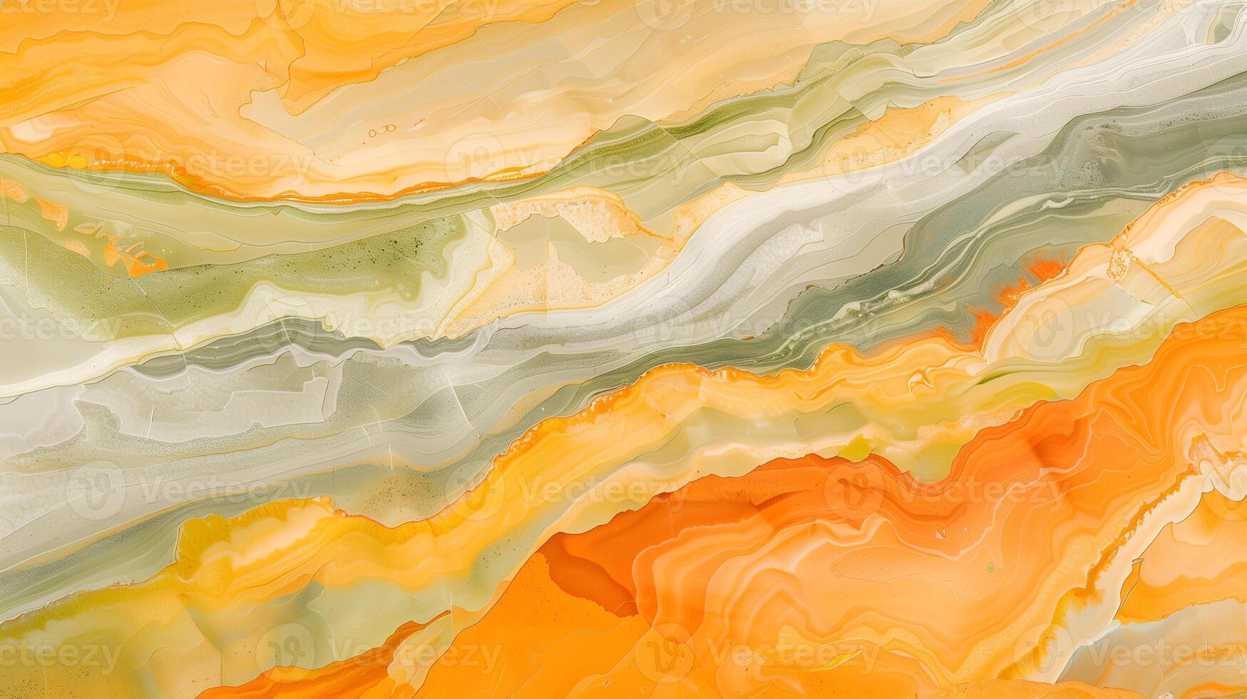 Jasper stone texture background featuring warm orange and green hues flowing in waves photo