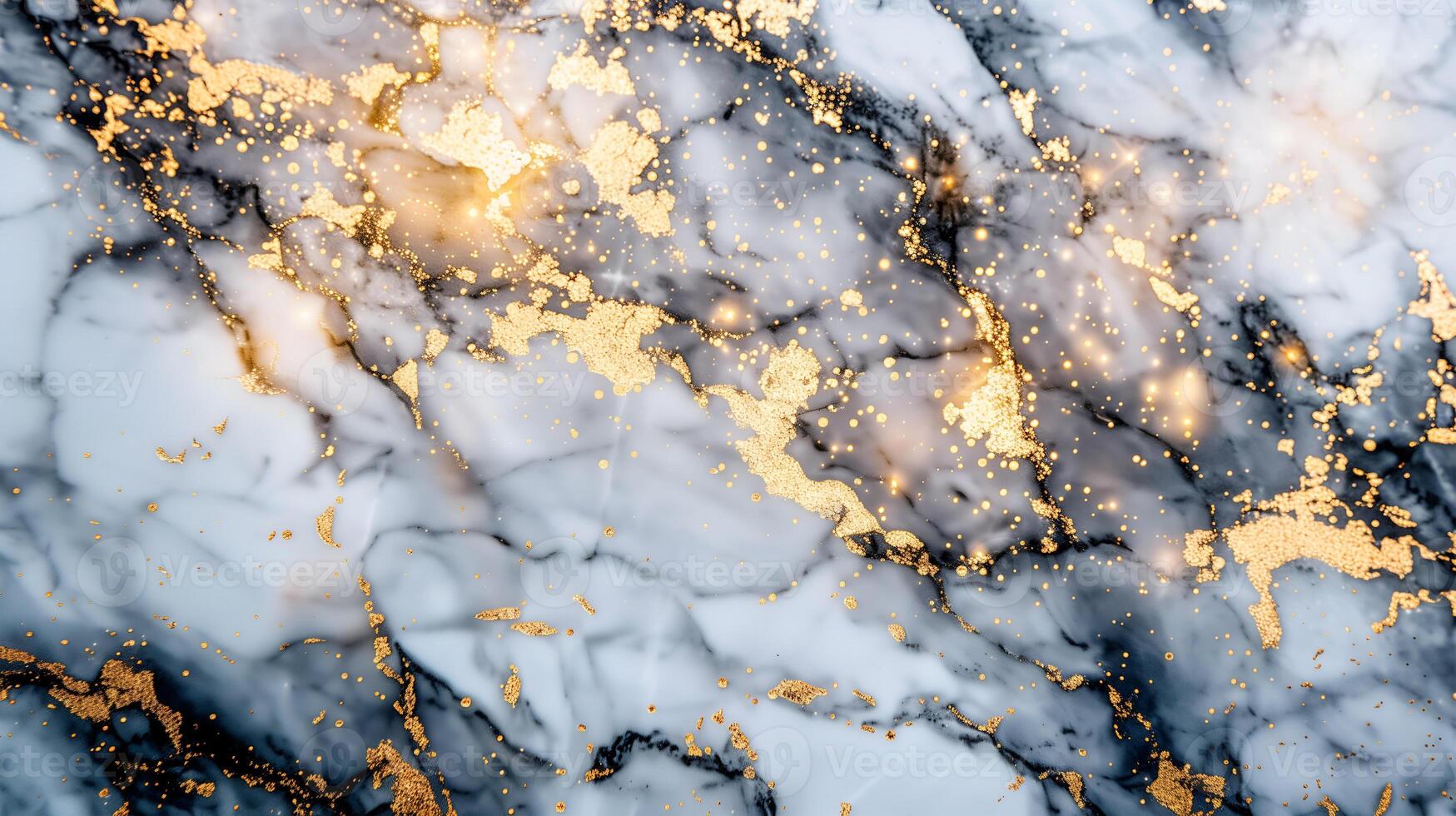 Elegant marble texture with golden accents created during a detailed artistic design session photo
