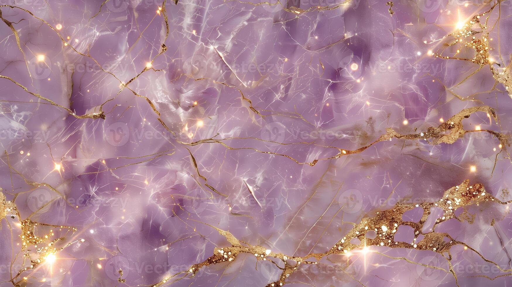Elegant marble texture background with shimmering gold and purple hues for design projects photo