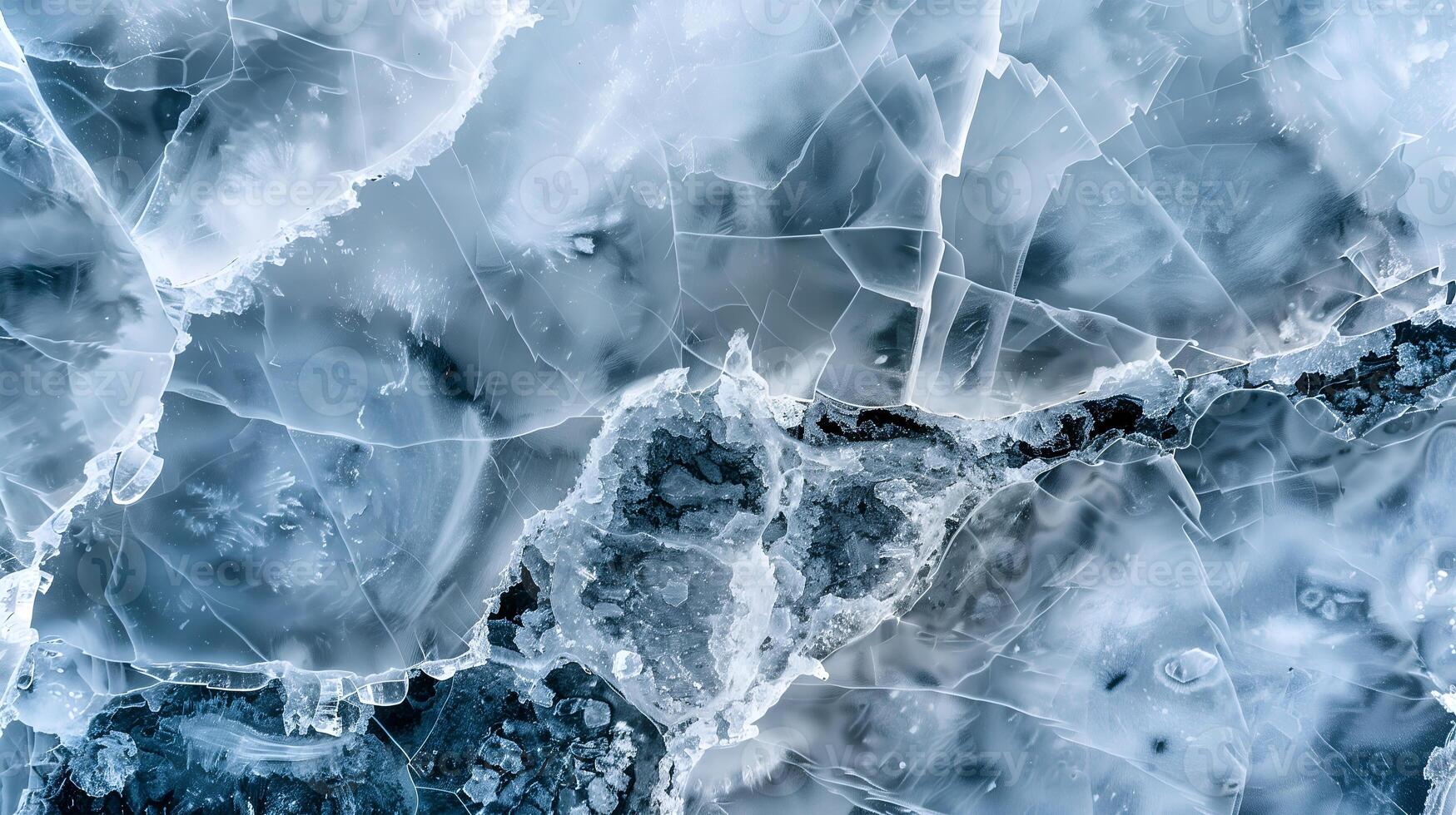 Intricate marble texture background with swirling patterns and natural variations in blue shades photo