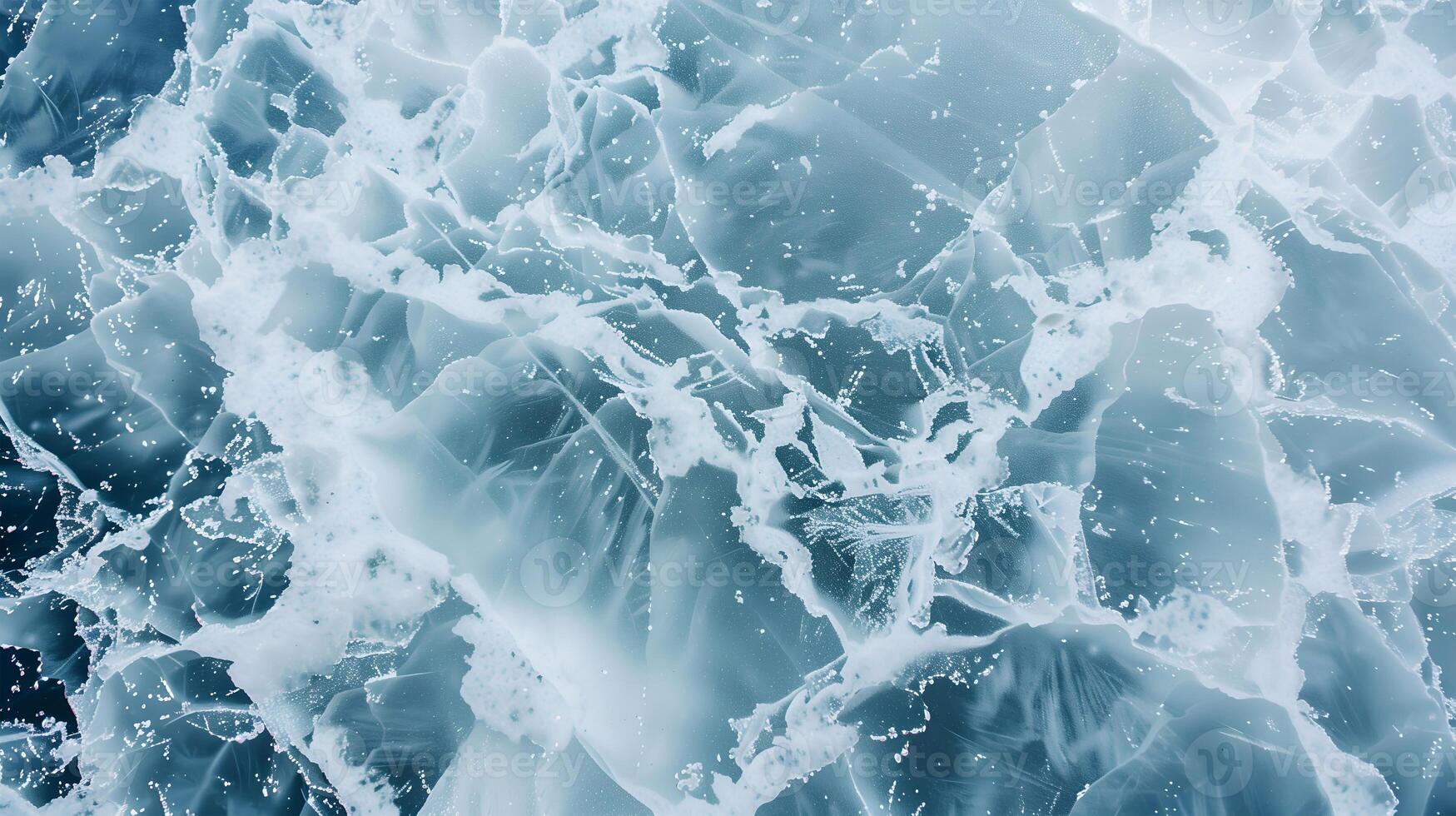 Serene marble texture background showcasing gentle waves in cool blue tones with soft veining photo