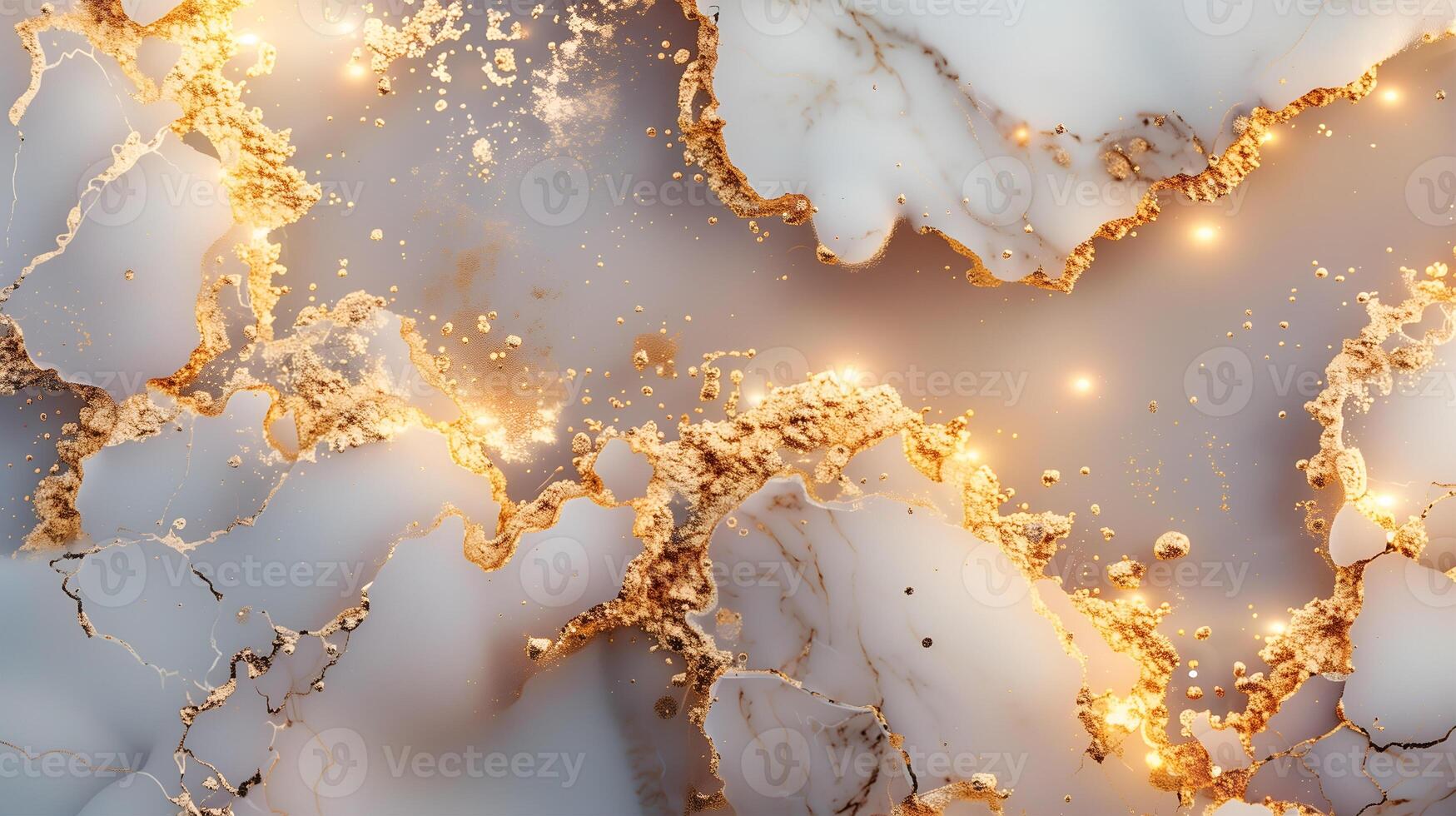 Elegant marble texture background with golden accents and soft lighting effects photo