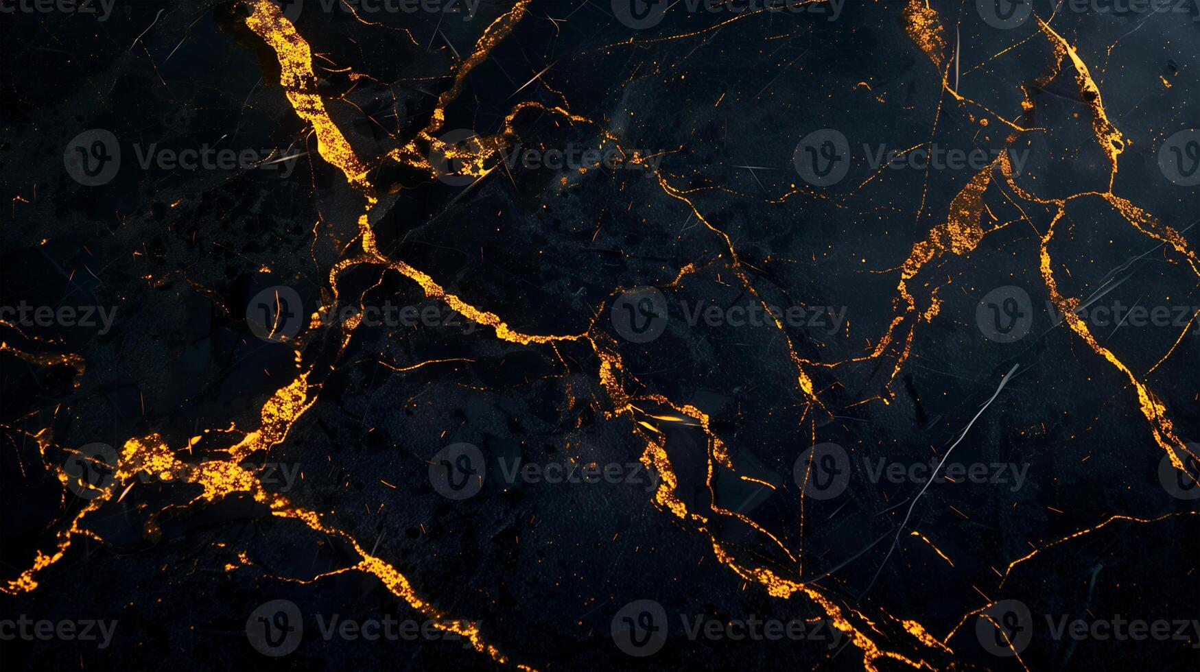 Dark marble texture with golden veins and intricate patterns for elegant design backgrounds photo