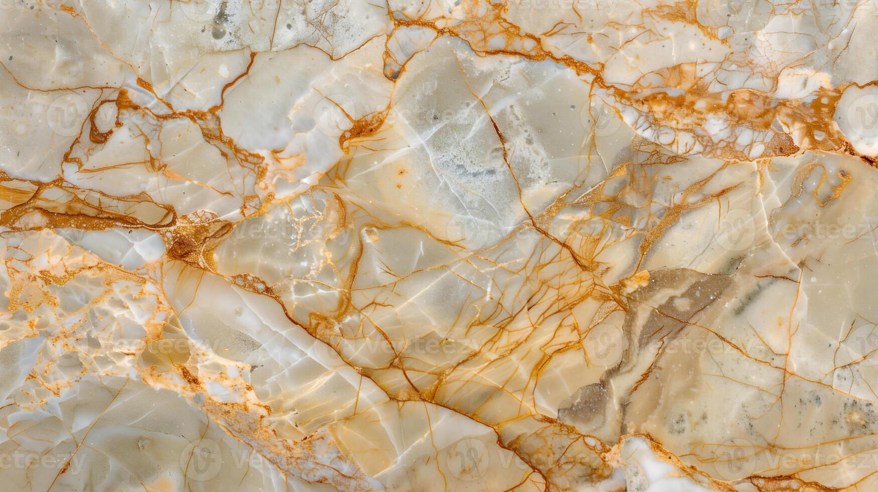 Elegant marble texture background featuring beige and gold veins for home decor design photo