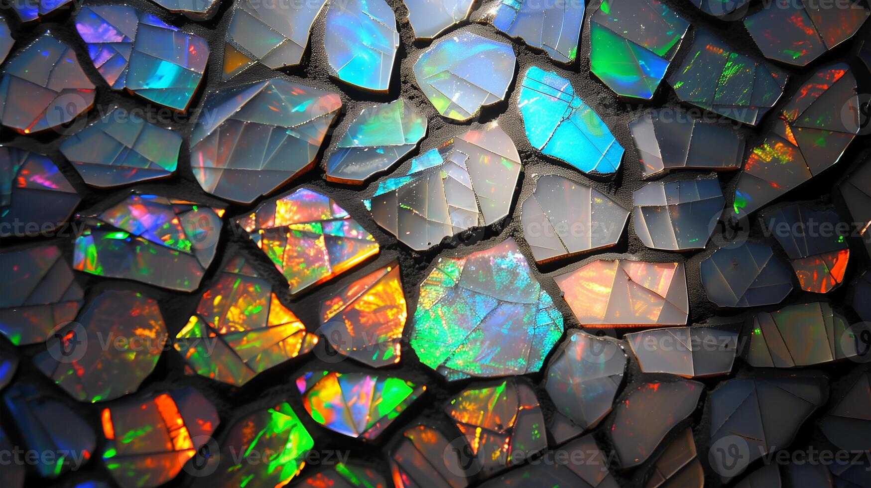 Vivid opal texture background with colorful patterns and natural mineral formations photo