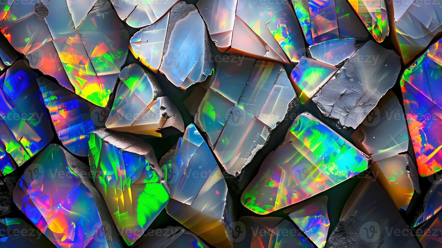 Colorful opal texture background showcasing vibrant patterns and natural translucency photo