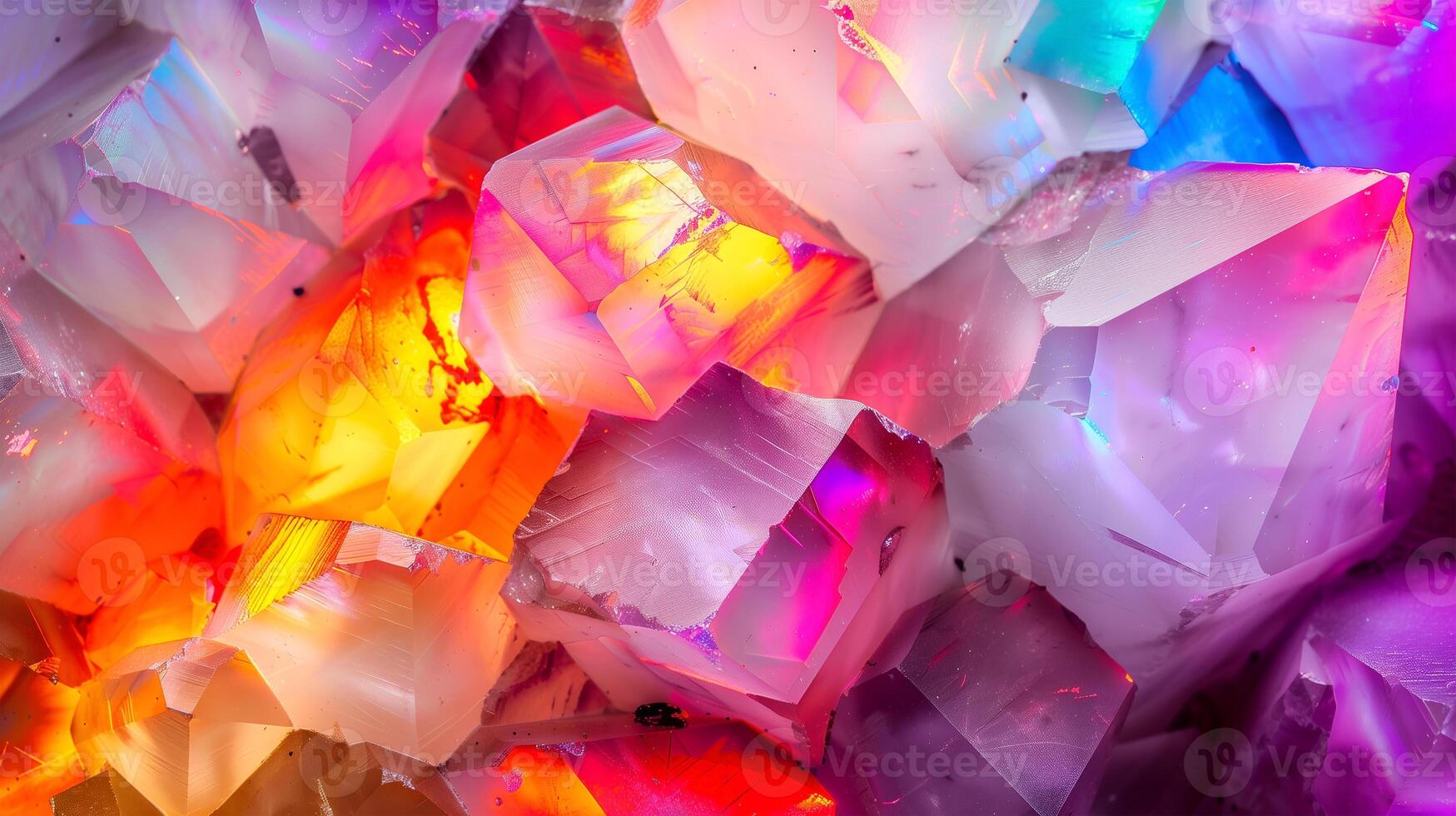 Vibrant opal texture background showcasing colorful crystal formations in soft light photo