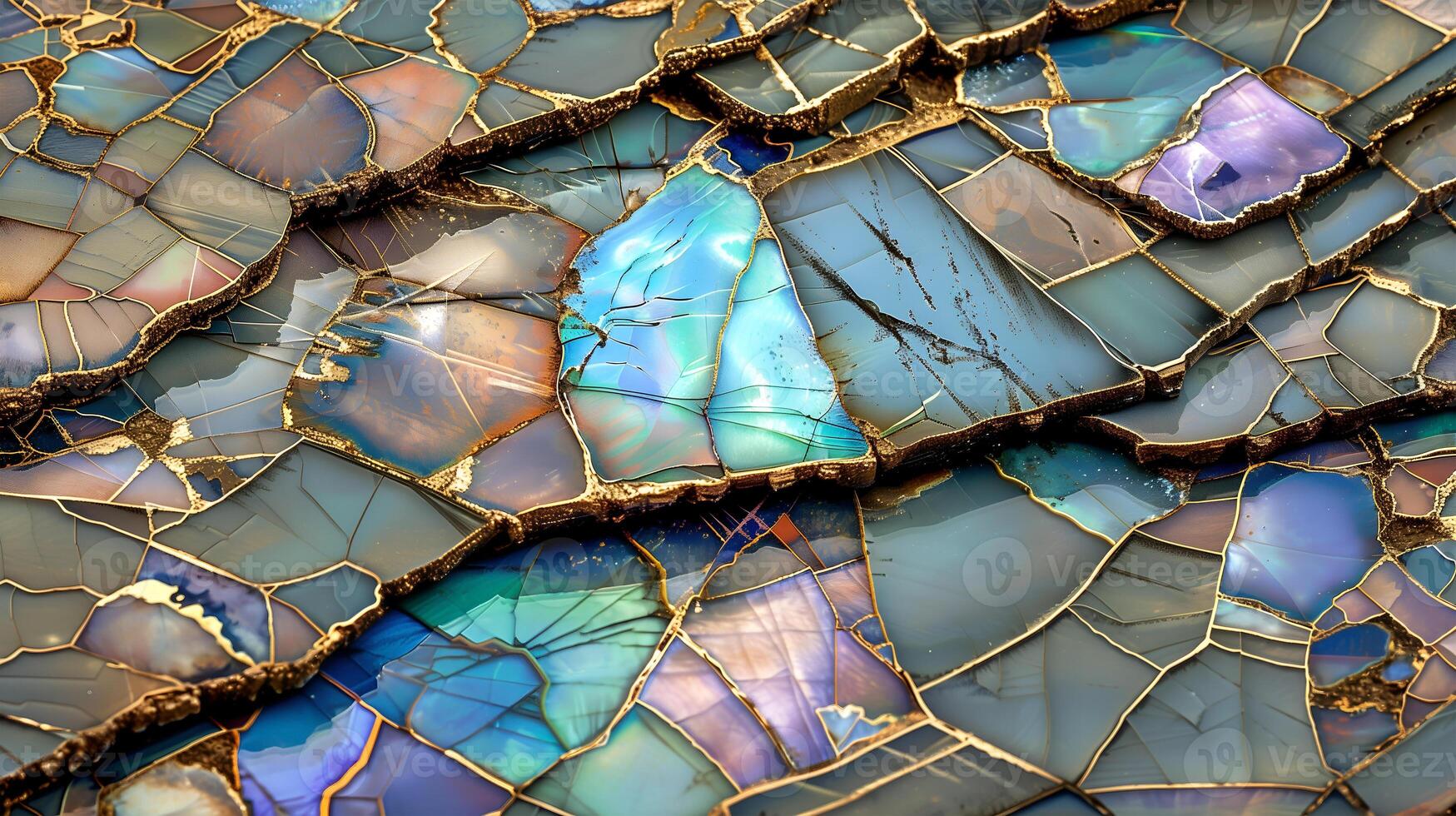 Vibrant opal texture background featuring intricate patterns in a natural stone design photo
