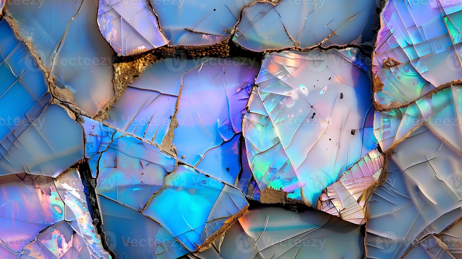 Opal texture background showcasing vibrant blue and purple hues with intricate natural patterns photo