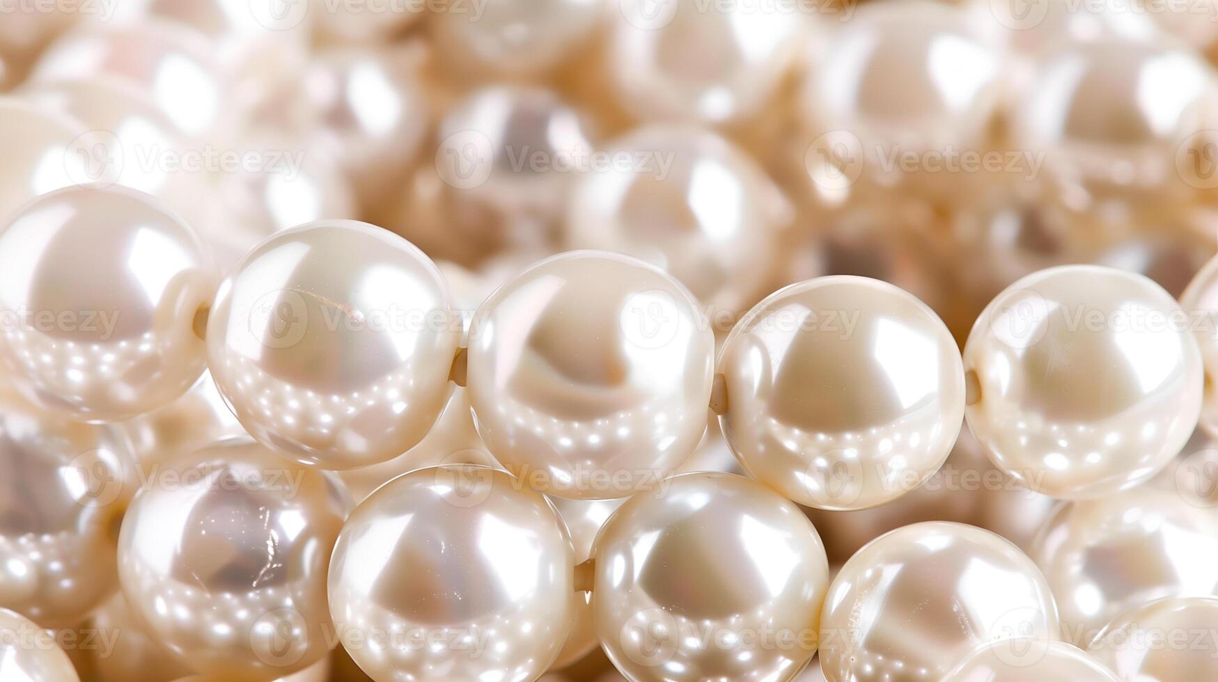Pearl background showcasing lustrous pearls in a close-up with soft lighting and texture details photo