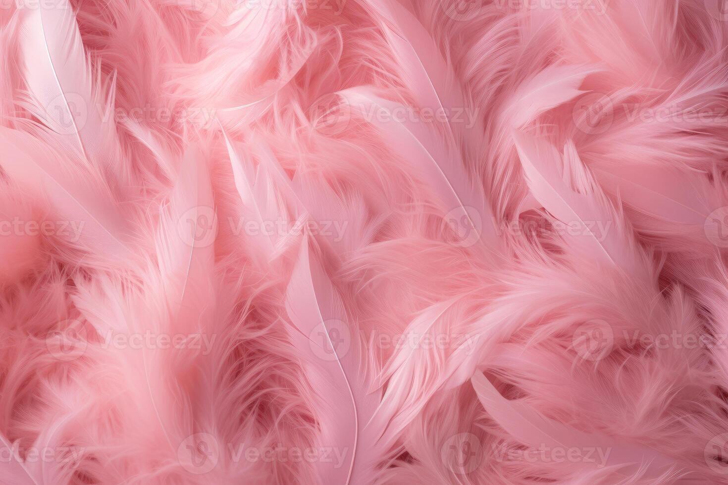 Soft pink feathers texture background photo