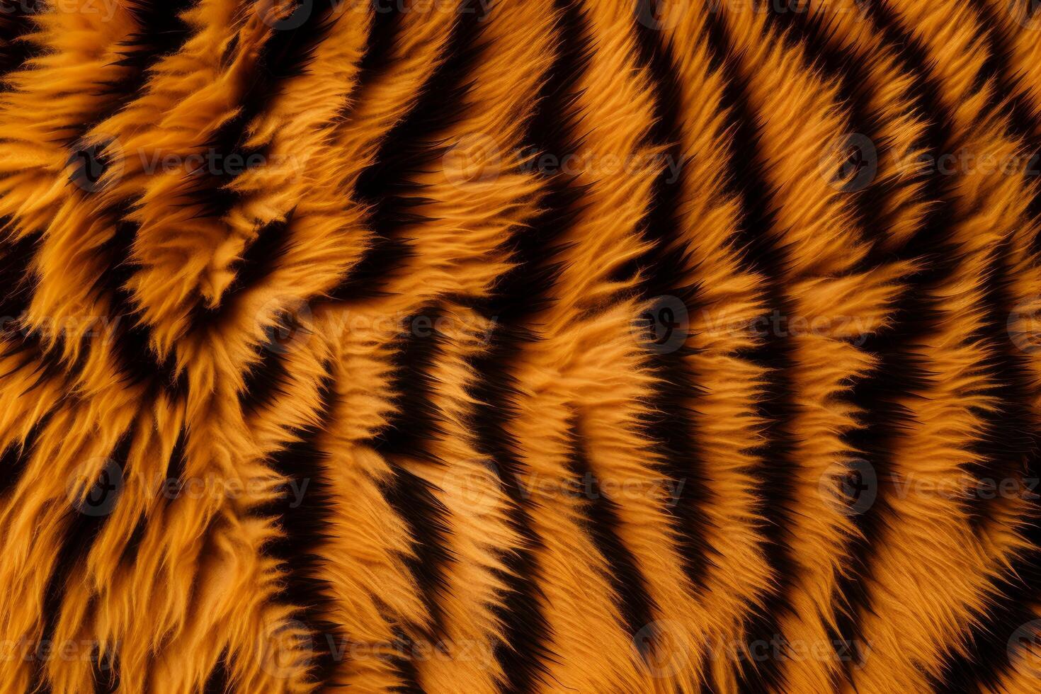 Captivating Tiger fur cat banner. Generate Ai photo