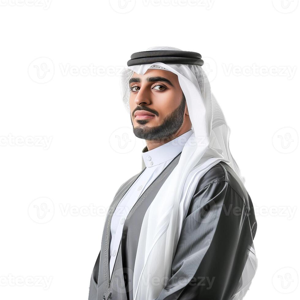 Arab businessman in traditional attire photo