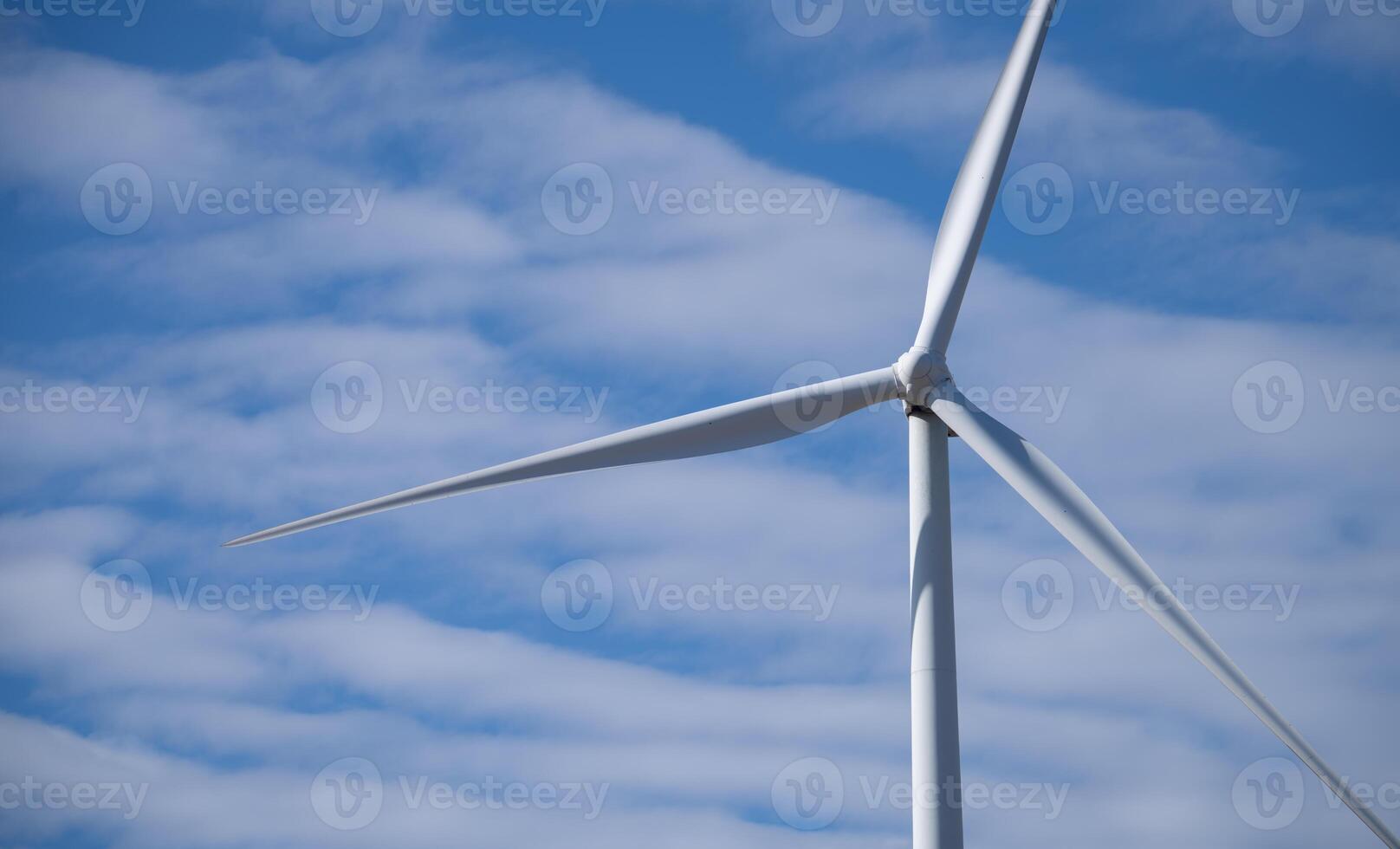 Wind energy and sustainable power generation with wind turbines, Eco-friendly solutions for renewable resources. Wind power farm and sustainable development of renewable energy, green technology. photo
