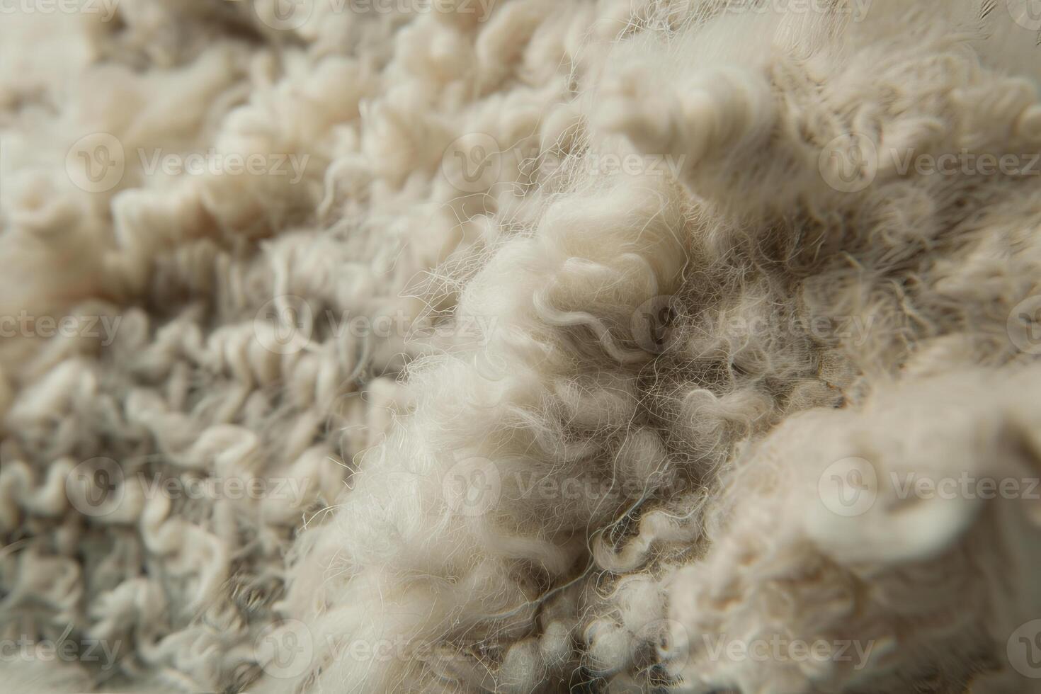 Fluffy white sheep wool showing soft texture for background photo