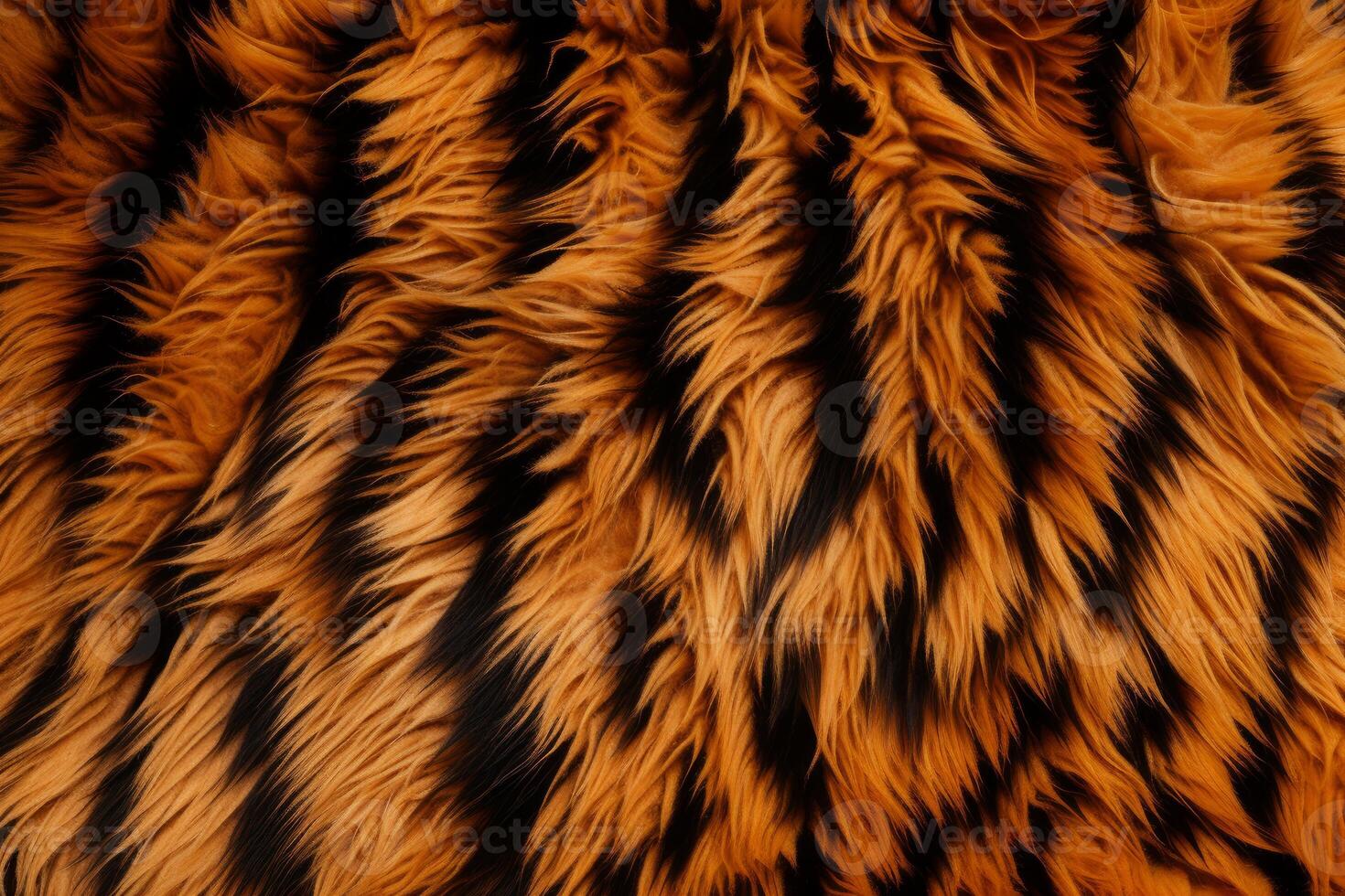 Tactile Tiger fur background. Generate Ai photo