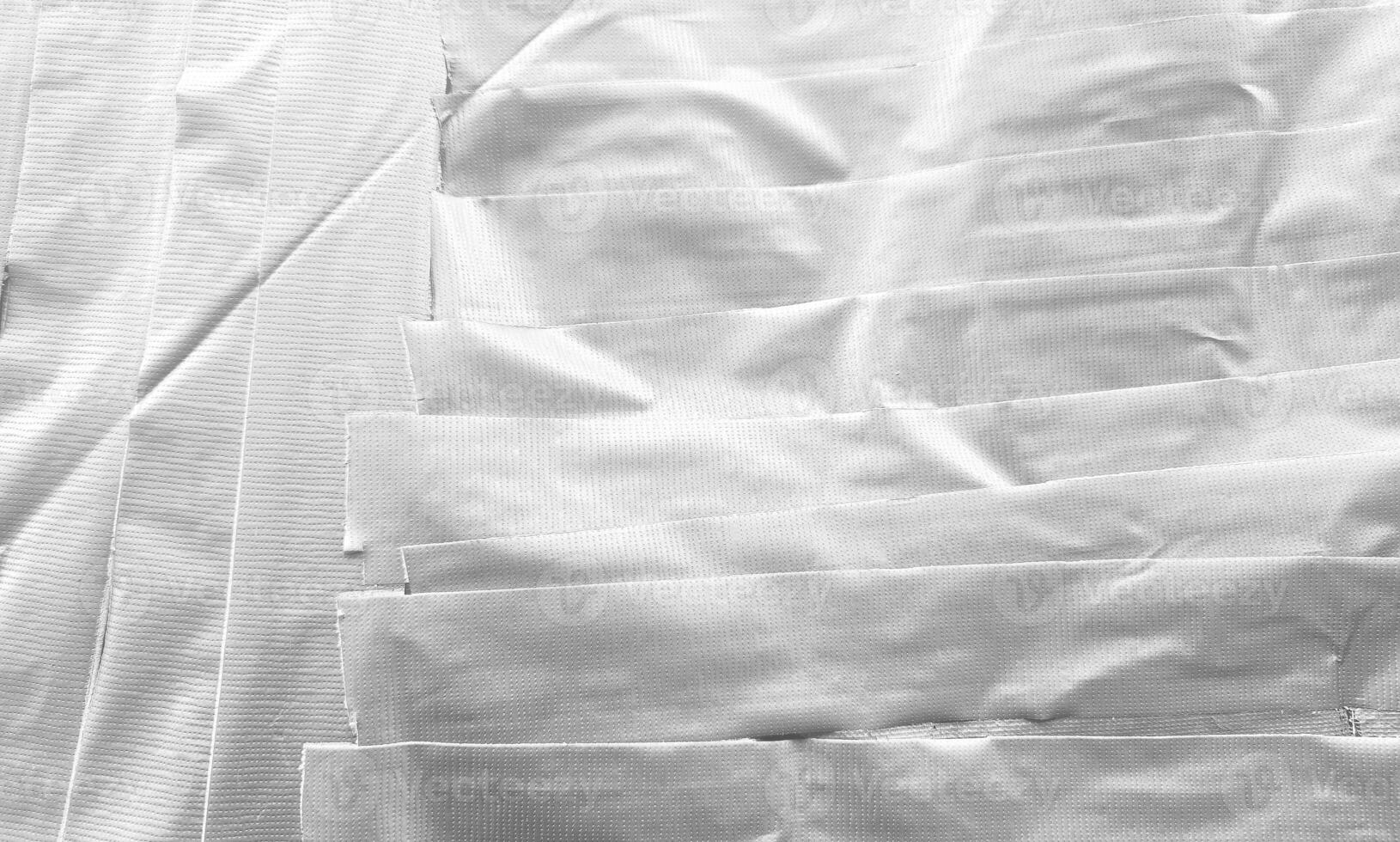 White Cloth Tape Texture for Background. photo