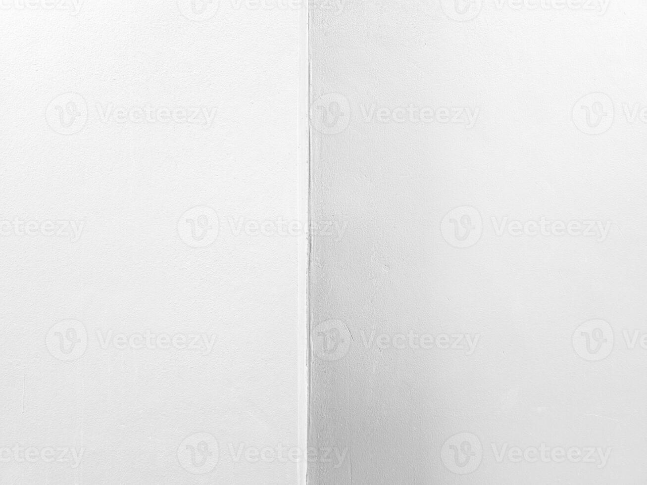 Close up White Pole and Concrete Wall with Space for Text. photo