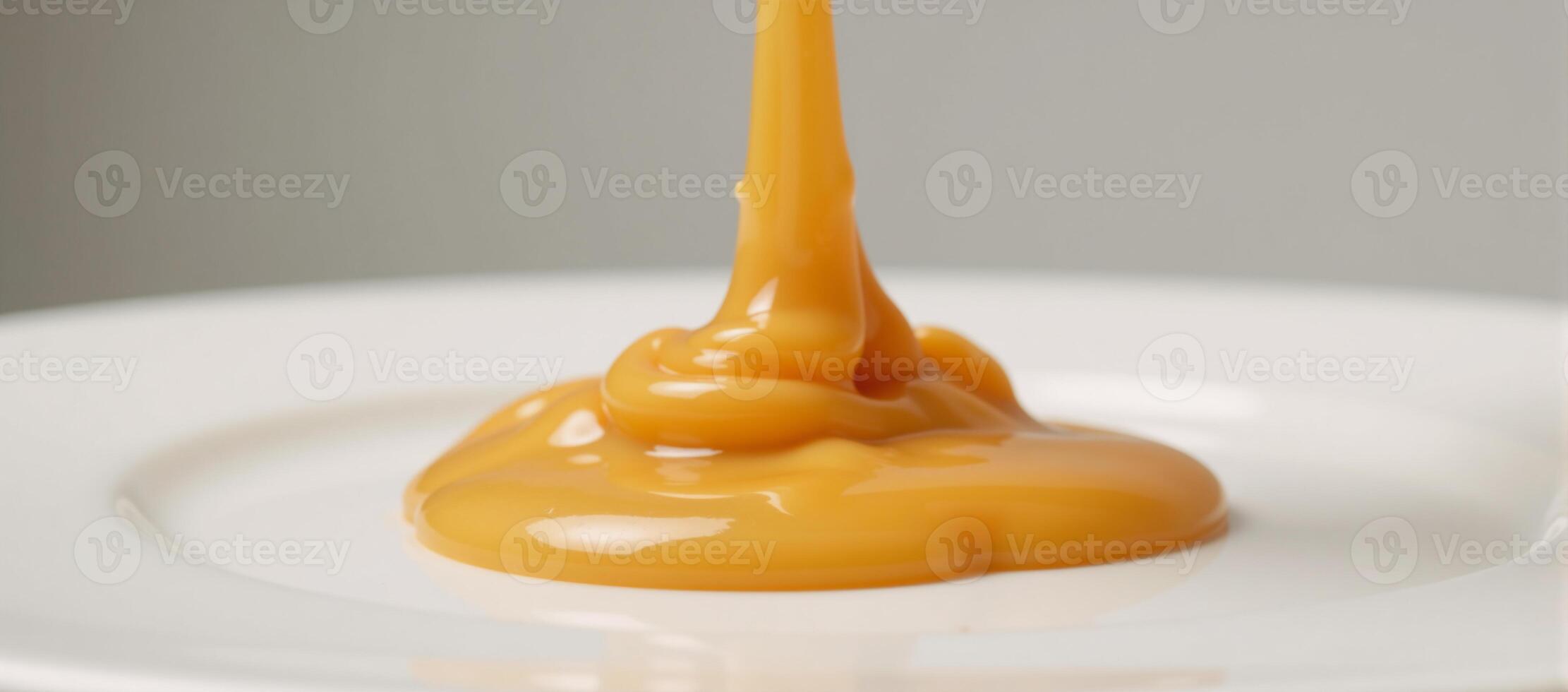 Melty cheese splash with a focus on solo cheddar cheese photo