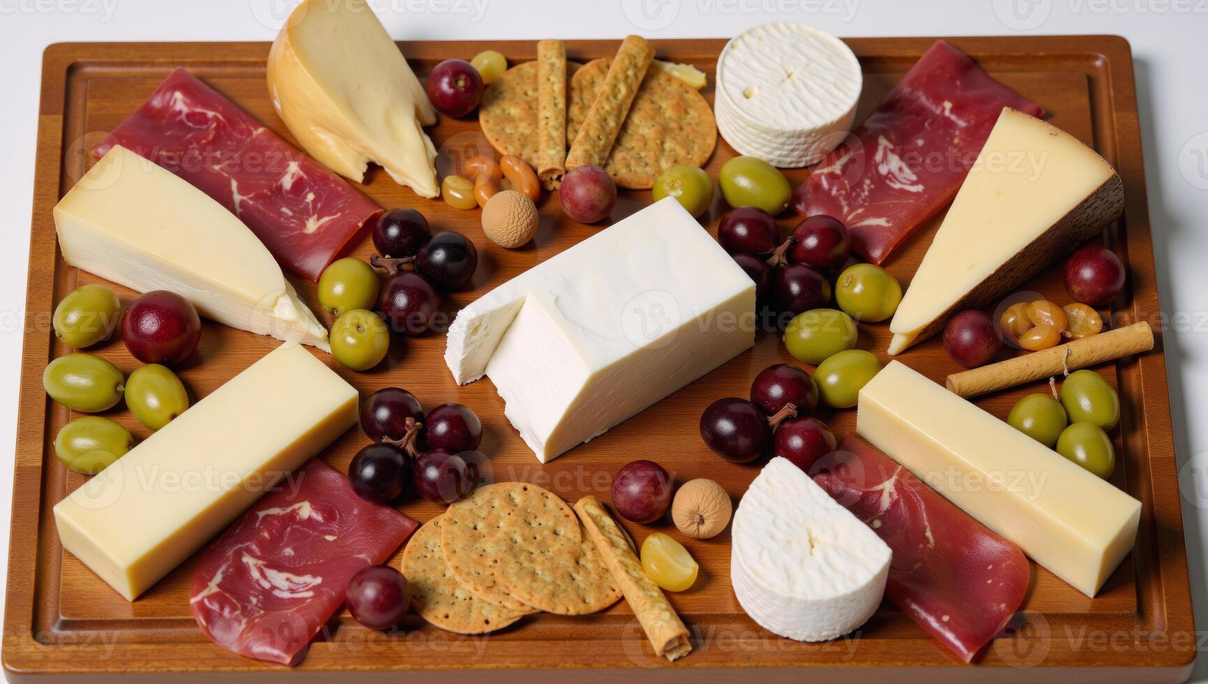 Cheese Board with assorted Charcuterie delights photo