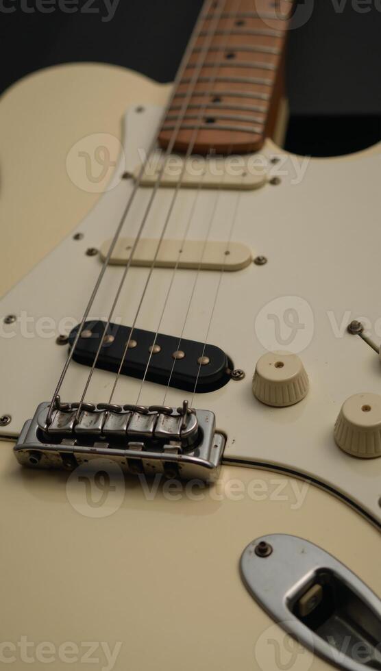 Vintagestyle electric guitar photo