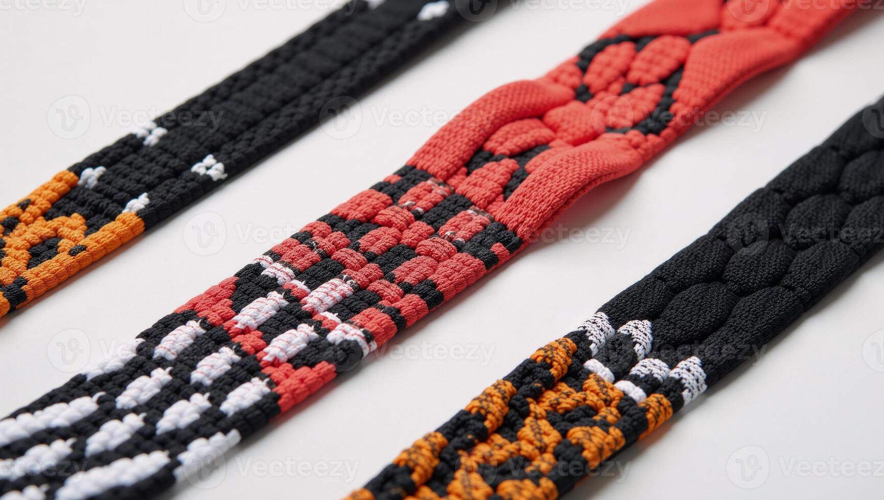 Illustrated design featuring intricate football lace patterns photo