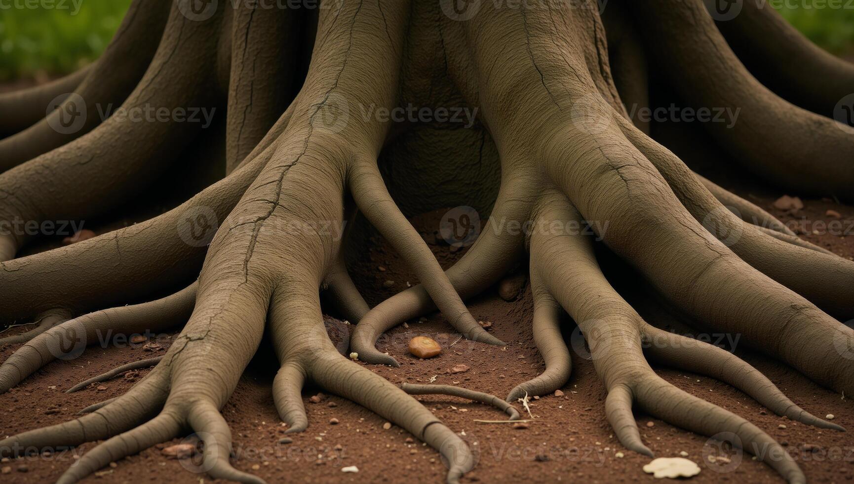 Technologyinspired rendering of a Tree of Life featuring intricate roots photo