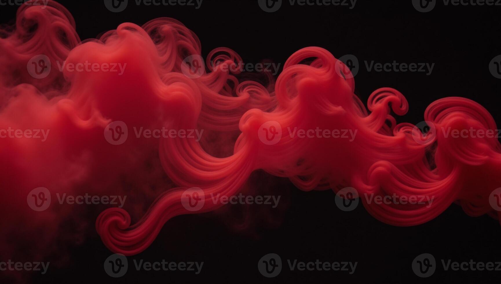 Abstract red smoke mist with textured depth to create intense graphic design for websites photo