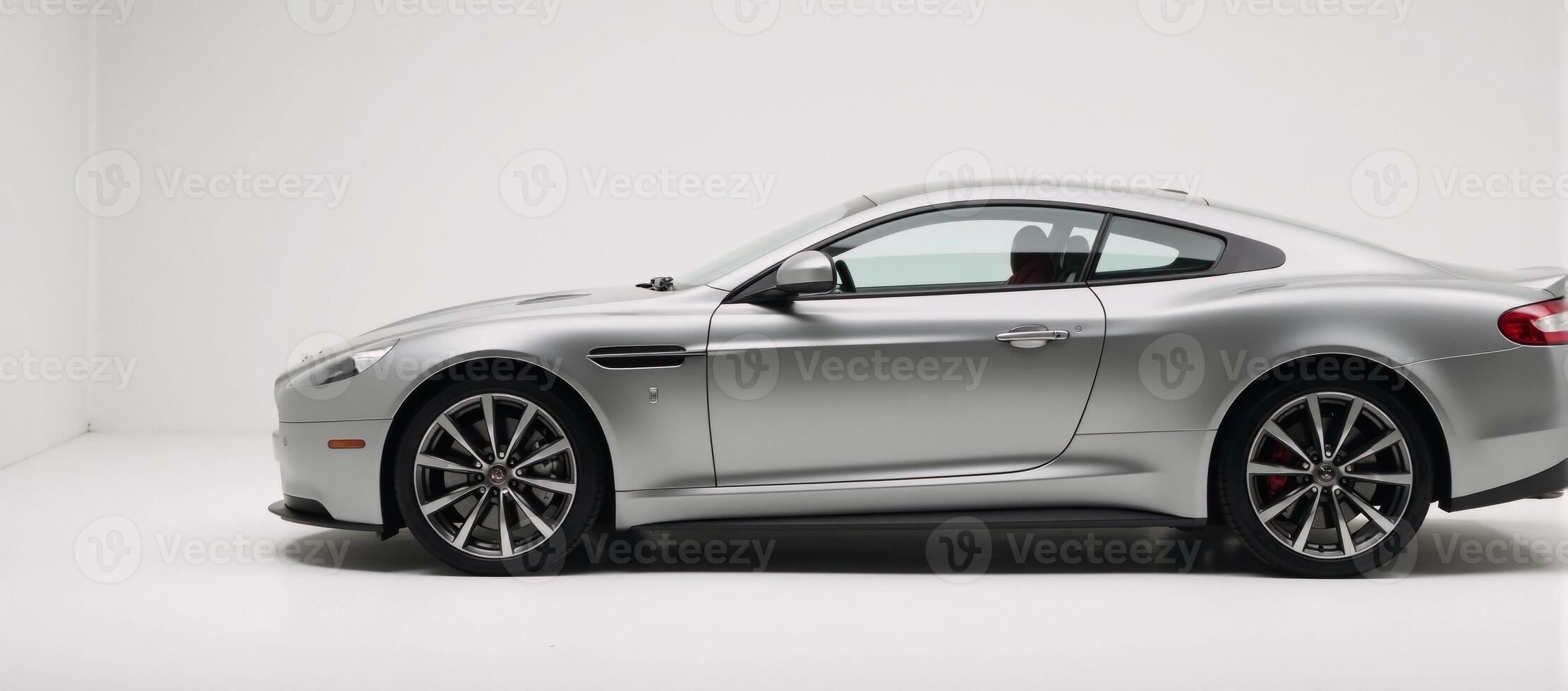 Profileview web banner showcases a silver car against a clean white background photo