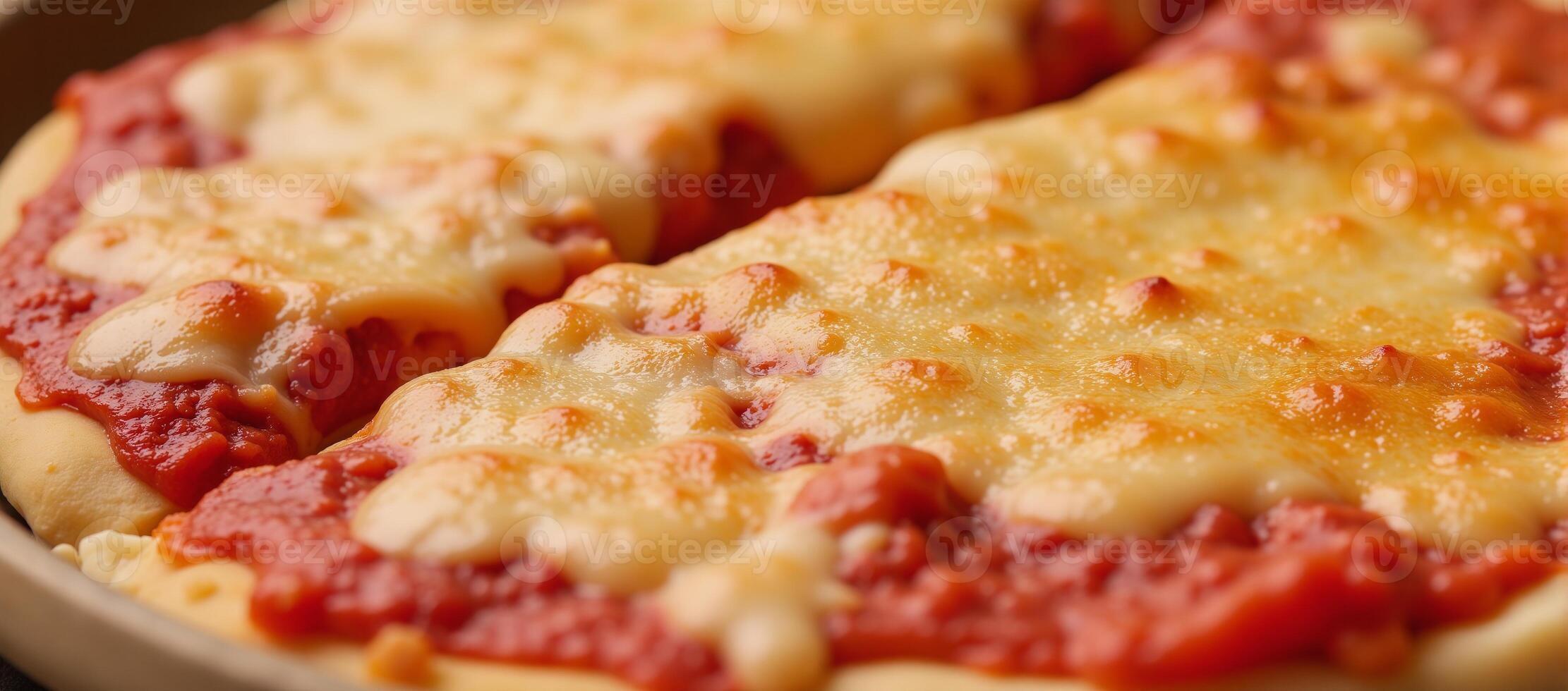 Vibrant redthemed illustration showcasing a creative logo for a cheese pizza brand photo
