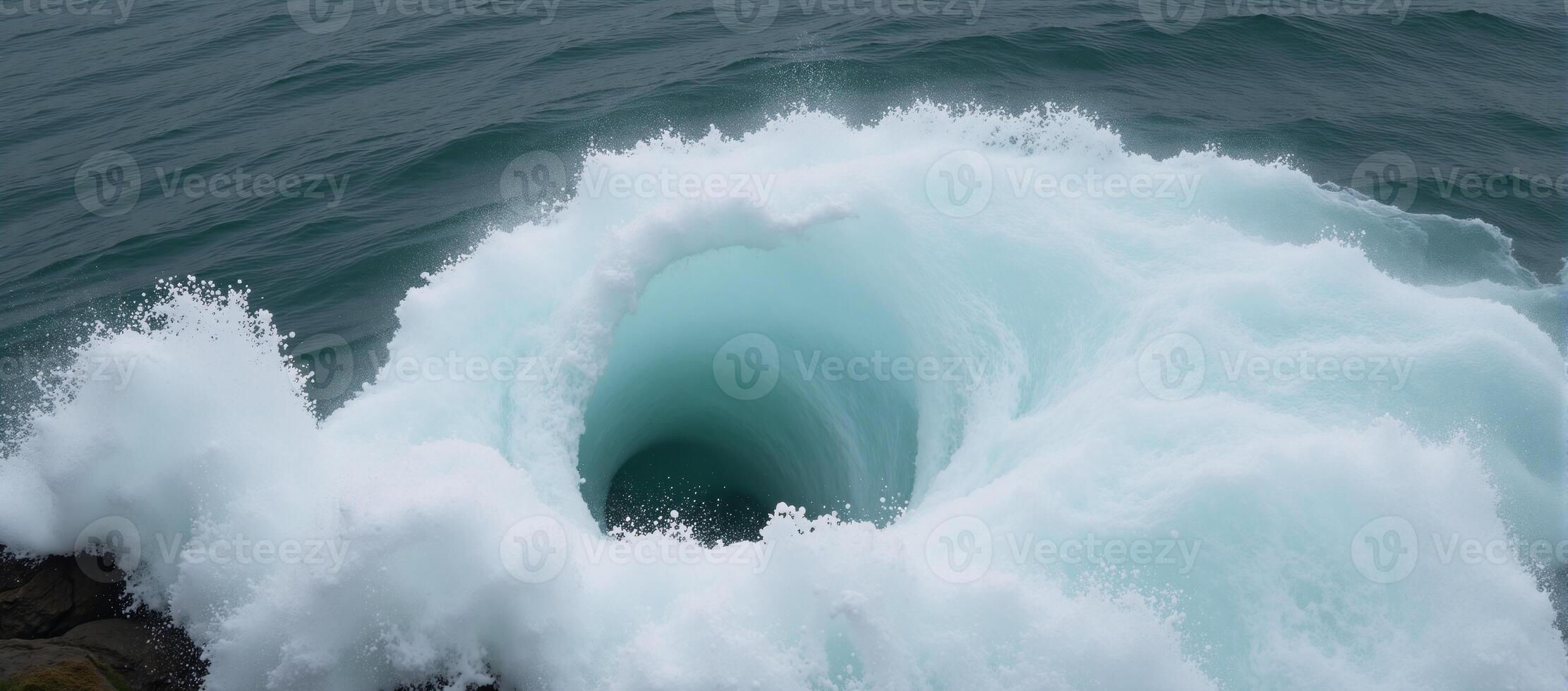 In Nordland Norway a maelstrom at the confluence of rivers and seas forms during both high and low tides photo