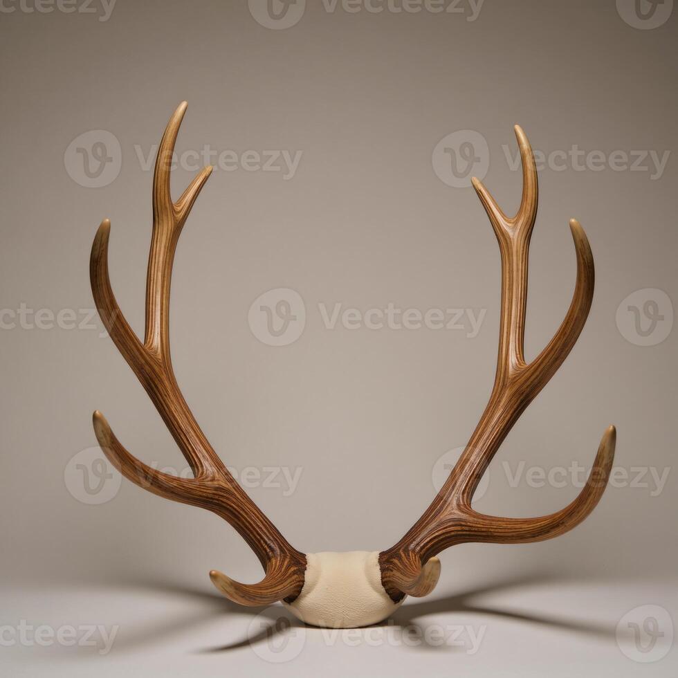 Christmasthemed elk with detachable antler horns for an easy DIY project photo