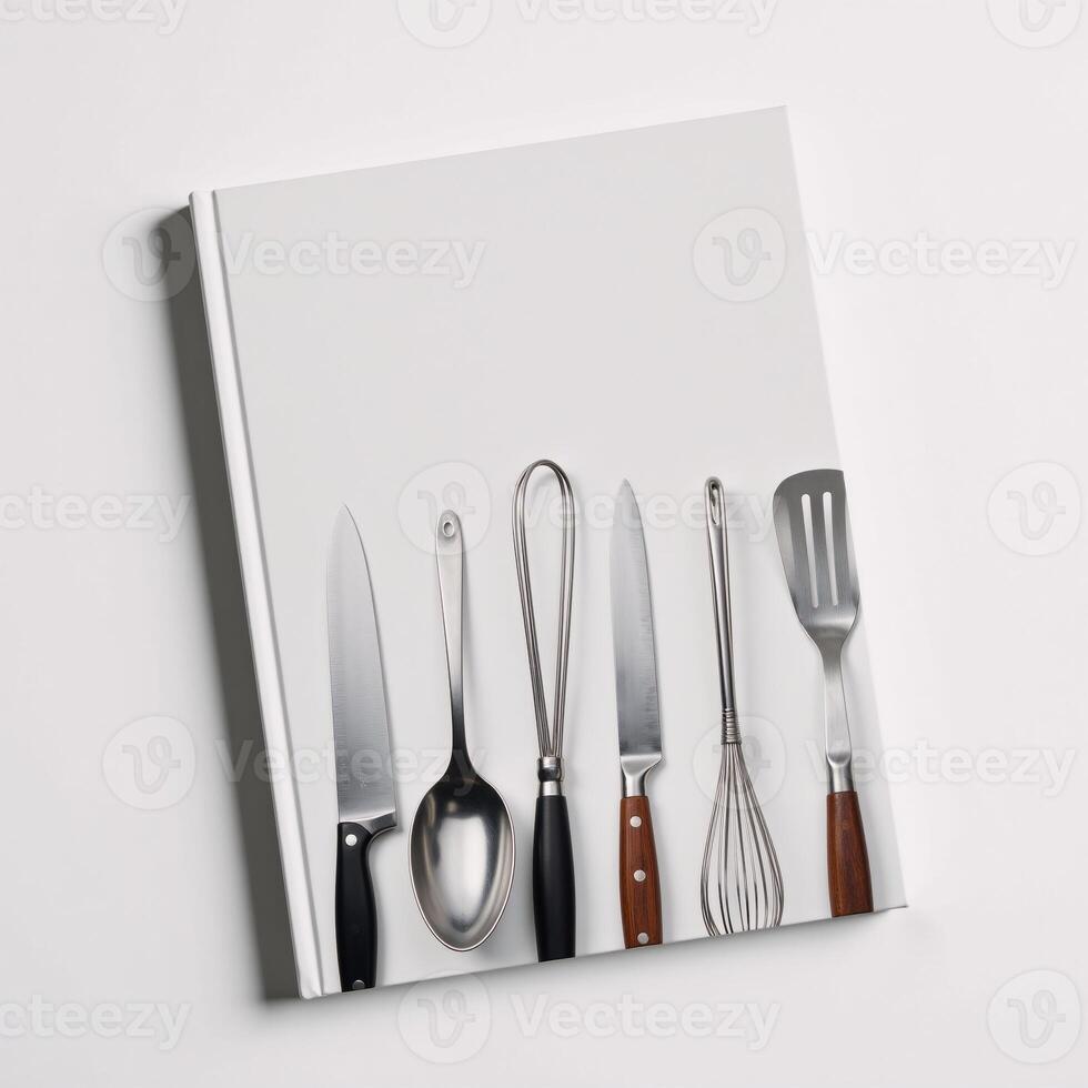 Essential Chef Cookbook Cover Design photo