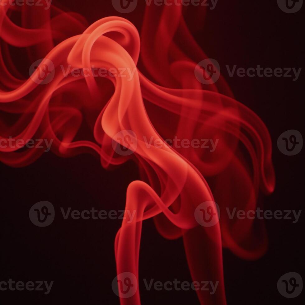 Abstract red smoke mist with textured depth to create intense graphic design for websites photo